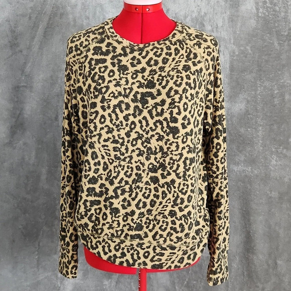 LNA Lepord print long sleeve top - Picture 2 of 10